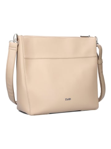 Zwei Schoudertas "M110" beige - (B)36 x (H)30 x (D)15 cm