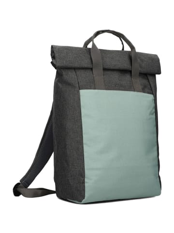Zwei Rugzak "Benno BE260" antraciet/turquoise - (B)38 x (H)53 x (D)19 cm
