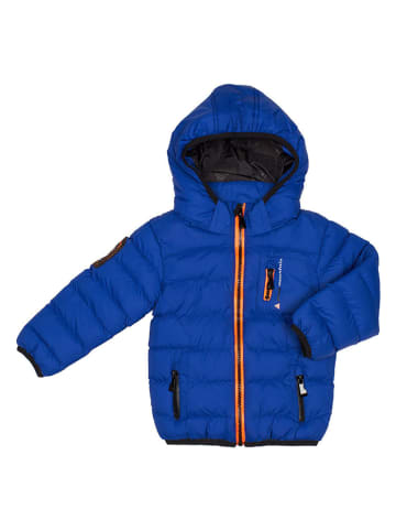 Peak Mountain Doorgestikte jas blauw