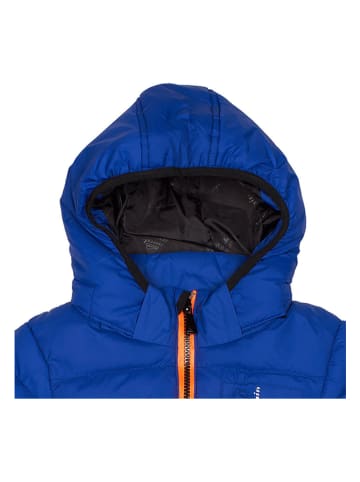 Peak Mountain Doorgestikte jas blauw