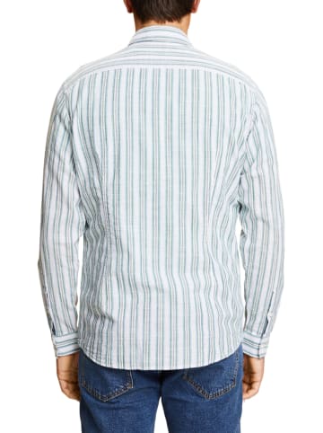 ESPRIT Koszula - Slim fit - w kolorze białym ze wzorem