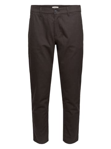ESPRIT Spodnie w kolorze ciemnobrązowym