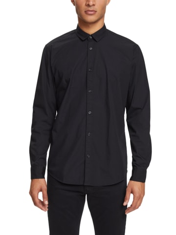 ESPRIT Hemd - Slim fit - in Schwarz