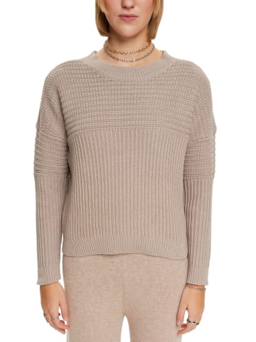 ESPRIT Sweter w kolorze szarobrązowym