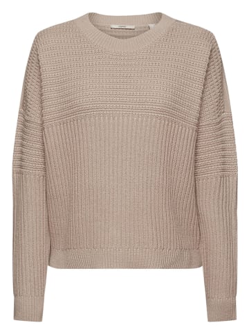 ESPRIT Sweter w kolorze szarobrązowym