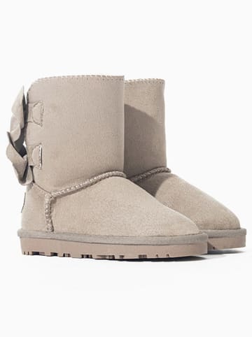 ISLAND BOOT Botki zimowe "Bowine" w kolorze beżowym