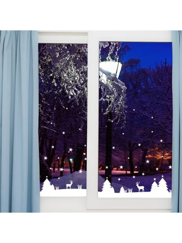 Ambiance Naklejka "Christmas frieze" na okno