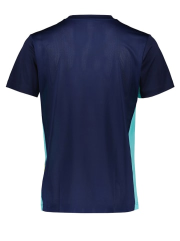 asics Trainingsshirt "Court Graphic" donkerblauw/meerkleurig