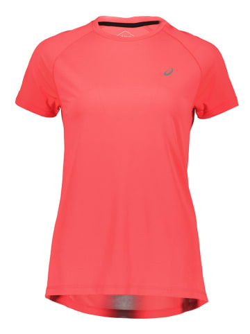 asics Koszulka sportowa "Sport run" w kolorze czerwonym