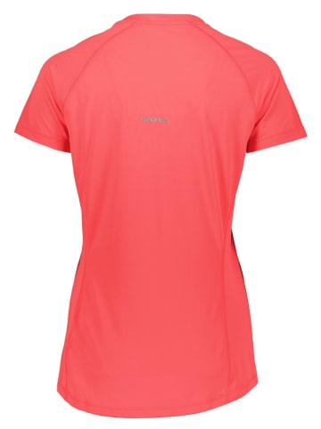 asics Koszulka sportowa "Sport run" w kolorze jaskraworóżowym