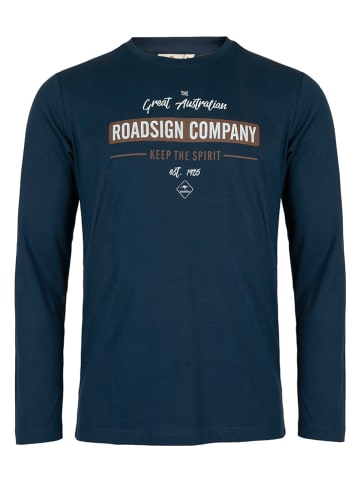 Roadsign Longsleeve donkerblauw