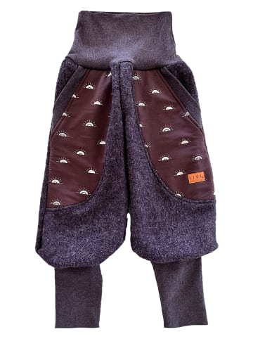 LiVi Woll-Streetjogger "Streetstyle sun purple" in Violett