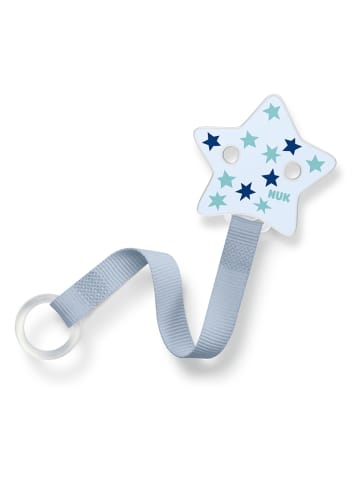 NUK Łańcuszek "Star" w kolorze niebieskim do smoczka