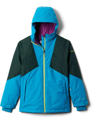 Columbia Kurtka narciarska "Alpine Diva" w kolorze zielono-niebieskim