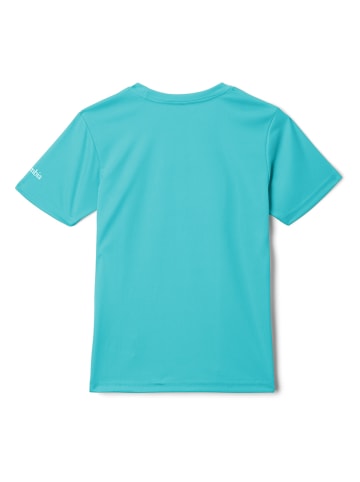 Columbia Koszulka funkcyjna "Mirror Creek" w kolorze turkusowym