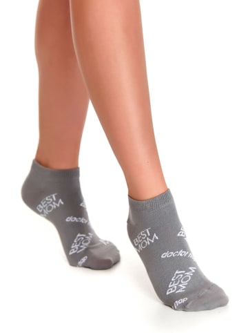 Doctor Nap 2-delige set: sokken grijs