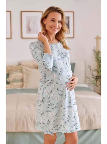 Doctor Nap Zwangerschapspyjama lichtblauw