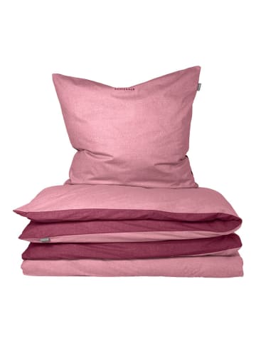 Schiesser Feinbiber-Bettwäsche-Set  in Rosa