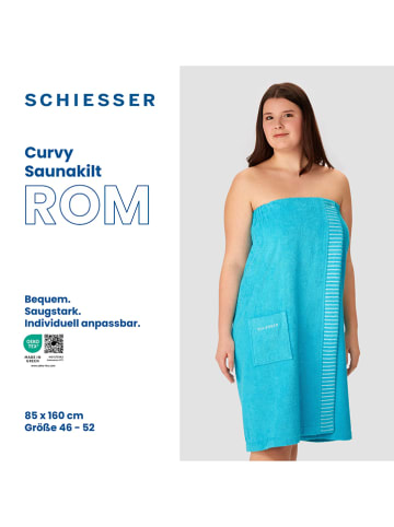 Schiesser Saunakilt "Rom" turquoise