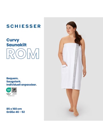 Schiesser Saunakilt "Rom" wit