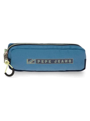 Pepe Jeans Federmäppchen in Blau - (B)22 x (H)7 x (T)3 cm