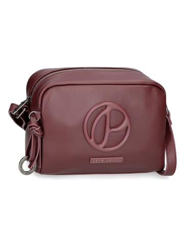 Pepe Jeans Torebka w kolorze bordowym - 21 x 14 x 9 cm