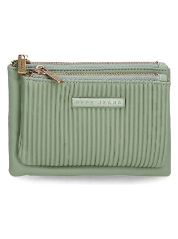 Pepe Jeans Geldbörse in Grün - (B)17 x (H)9 x (T)2 cm