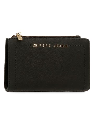 Pepe Jeans Portfel w kolorze czarnym - 17 x 10 x 2 cm