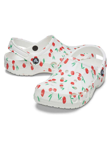 Crocs Crocs "Baya Seasonal Printed" in Weiß/ Rot