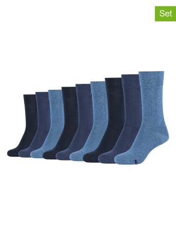 Skechers 9-delige set: sokken donkerblauw/blauw/lichtblauw