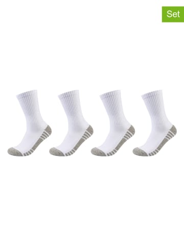 Skechers 4er-Set: Tennissocken in Weiß