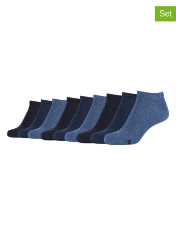 Skechers 9-delige set: sokken blauw/lichtblauw/donkerblauw