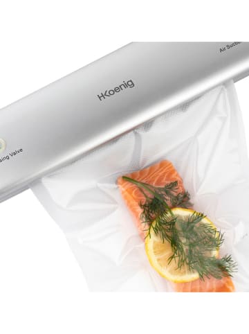 H.Koenig Vacumeerapparaat "SSV32" zilverkleurig