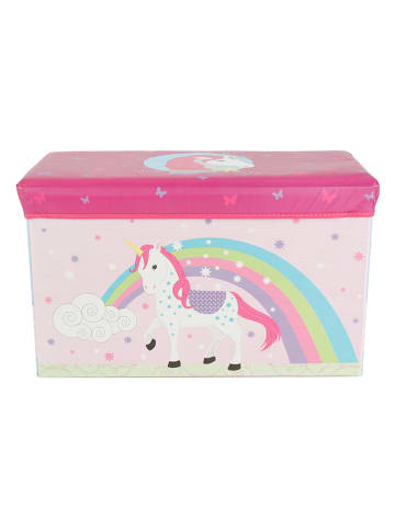 Bieco Spielwaren 2in1-Sitzbank "Einhorn" in Rosa