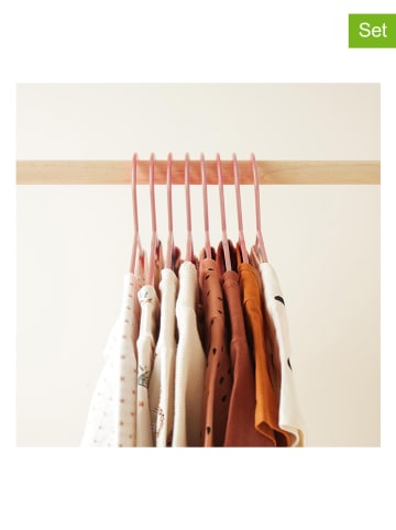 Bieco Spielwaren 8er-Set: Kleiderbügel in Rosa - (B)29,5 cm