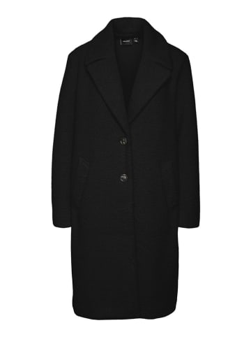 Vero Moda Płaszcz pluszowy w kolorze czarnym