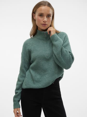 Vero Moda Sweter w kolorze zielonym