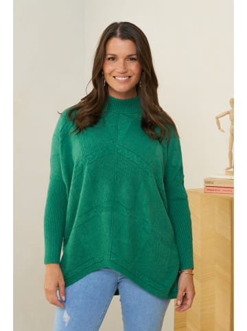 Curvy Lady Pullover in Grün