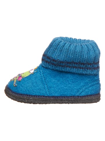 kitz-pichler Pantoffels "Draak" blauw