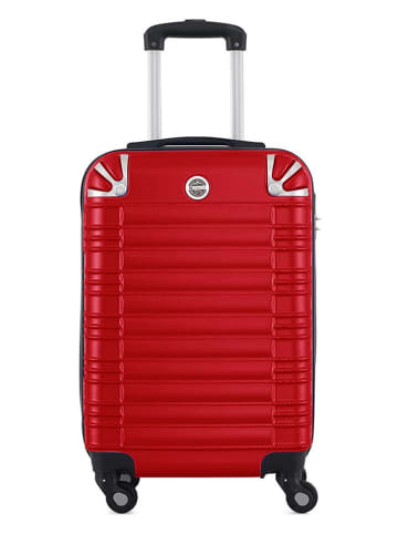Geographical Norway Hardcase-Trolley "Sourcing" in Rot - (B)34 x (H)53 x (T)21 cm