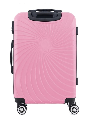 Geographical Norway 3tlg. Hardcase-Trolleyset "Sunlighteo" in Rosa