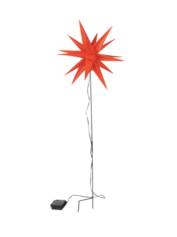 Hollybell Ledtuinsteker rood - (H)90 cm
