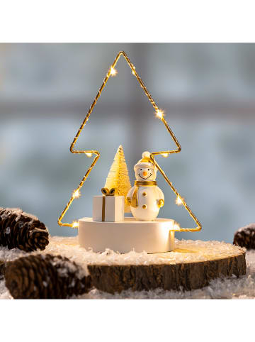 Profiline Dekoracyjna lampa LED "Christmastree" w kolorze ciepłej bieli - 16 x 20 x 12 cm