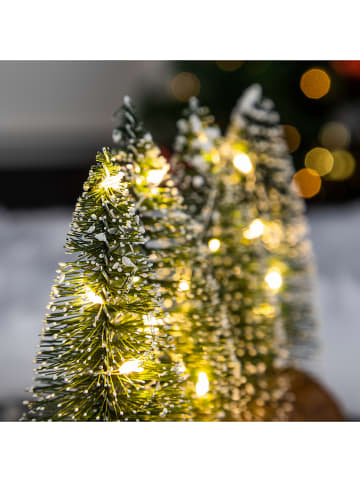 Hollybell Dekoracyjna lampa LED "Trees" w kolorze brązowo-zielonym - 20 x 13,4 x 6,5 cm