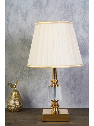 Opviq Lampa stołowa LED w kolorze białym - wys. 35 x Ø 22 cm
