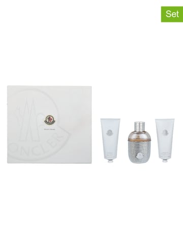 Moncler 3tlg. Set "Pour Femme" - EdP, Duschgel und Bodylotion