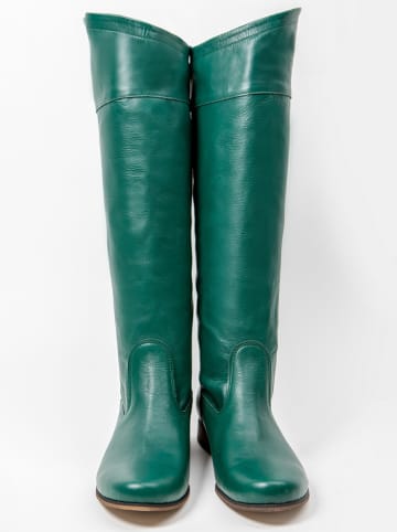 Zapato Leren laarzen groen
