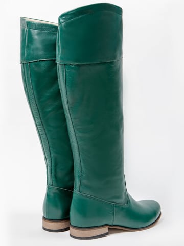 Zapato Leren laarzen groen