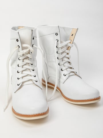 Zapato Leren boots wit