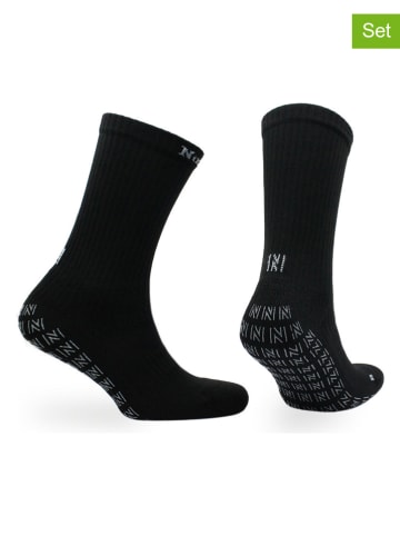 Norfolk 2er-Set: Sportsocken "Lizard" in Schwarz